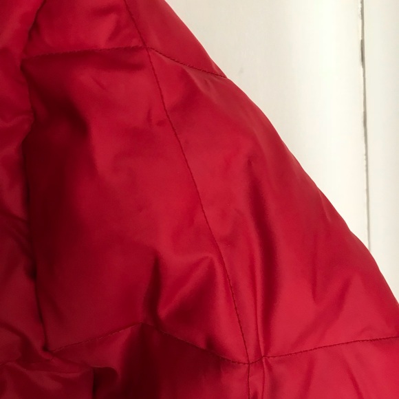 i.e. Relaxed Red Puffy Jacket - Picture 4 of 6